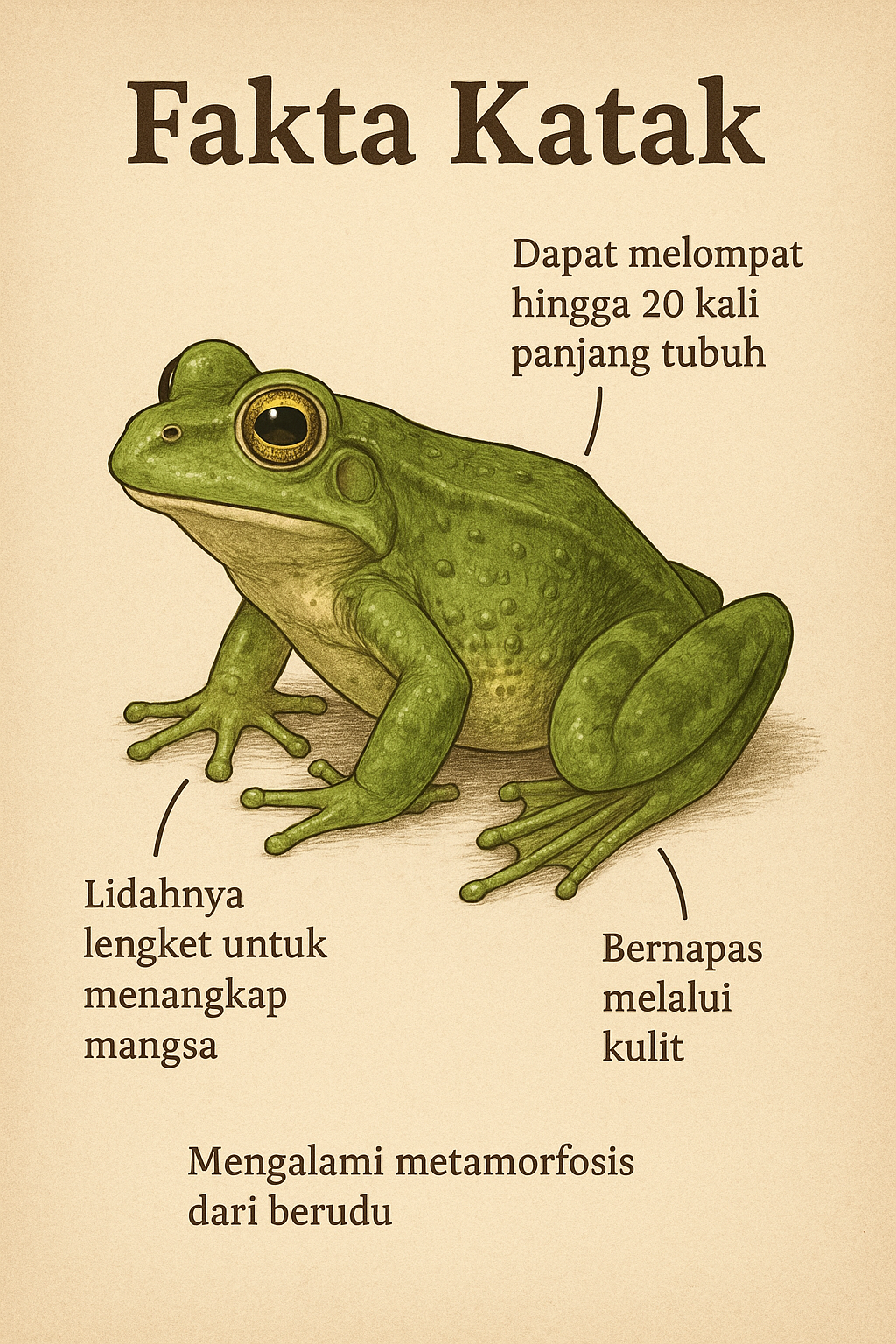 Fakta Katak Dari Lompatannya sampai Cara Bernapasnya